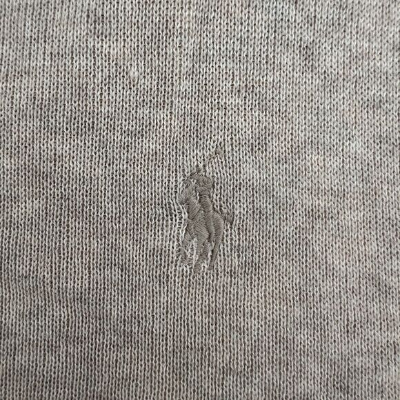 Vintage Polo Ralph Lauren Men's L Golf Tan Brown 100% Cotton Sweater Vest Preppy - Picture 8 of 8